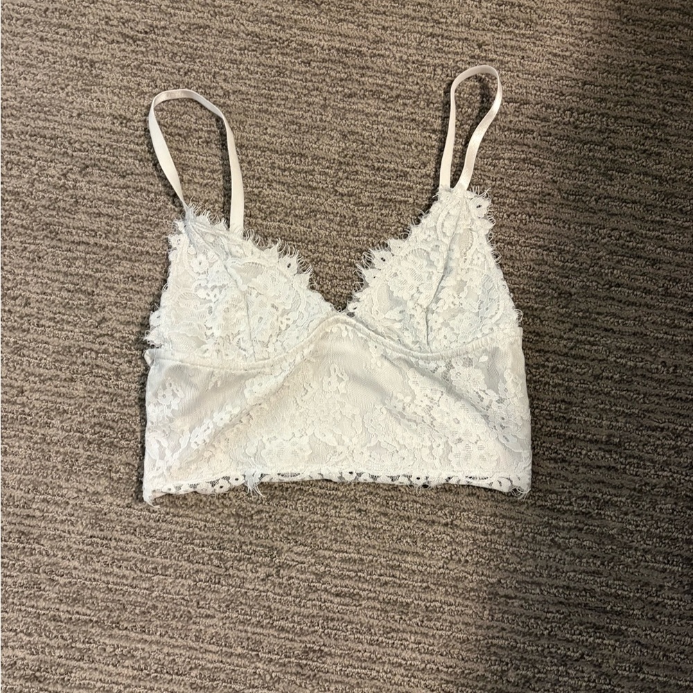 Lace Bralette in White